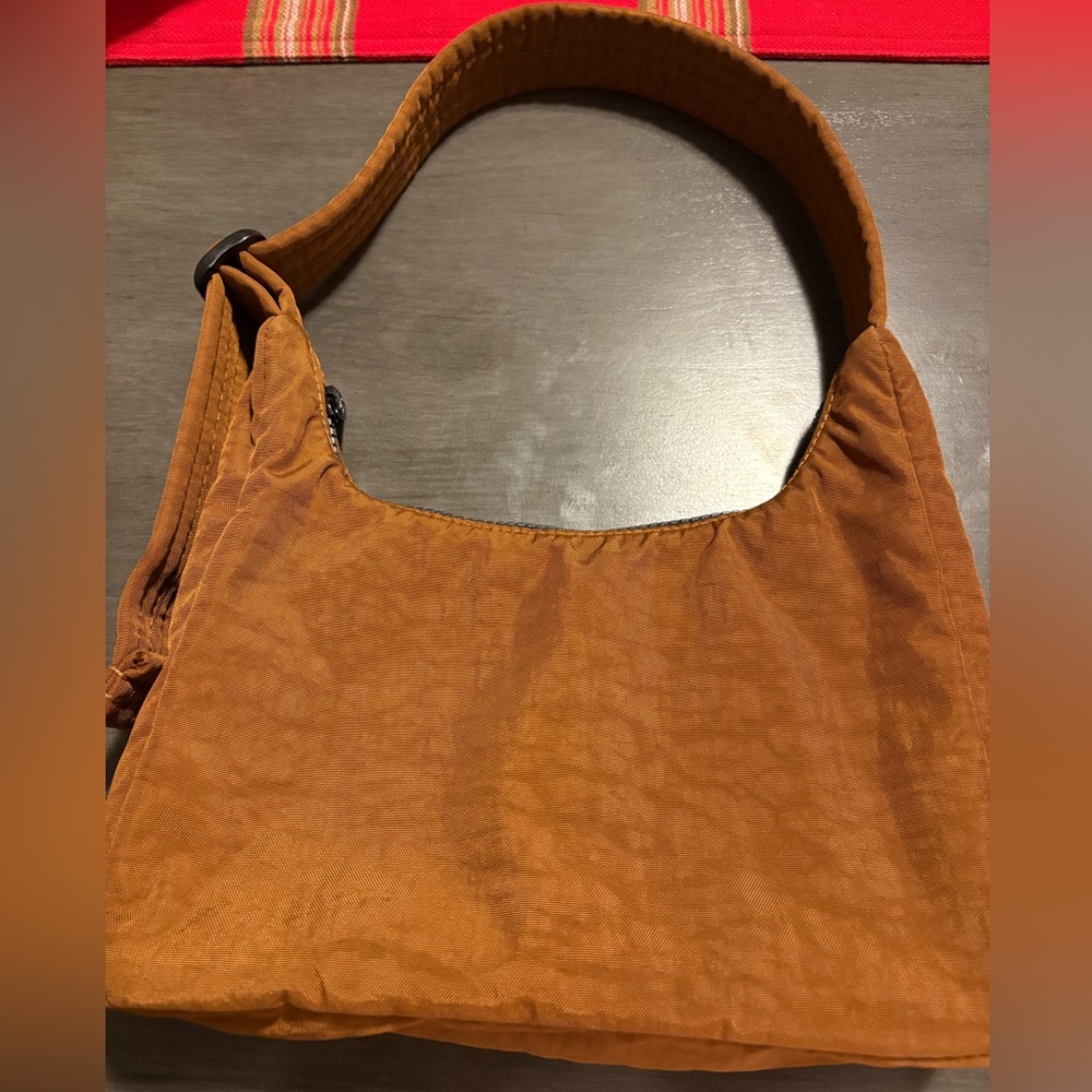 BAGGU mini nylon shoulder bag in brown